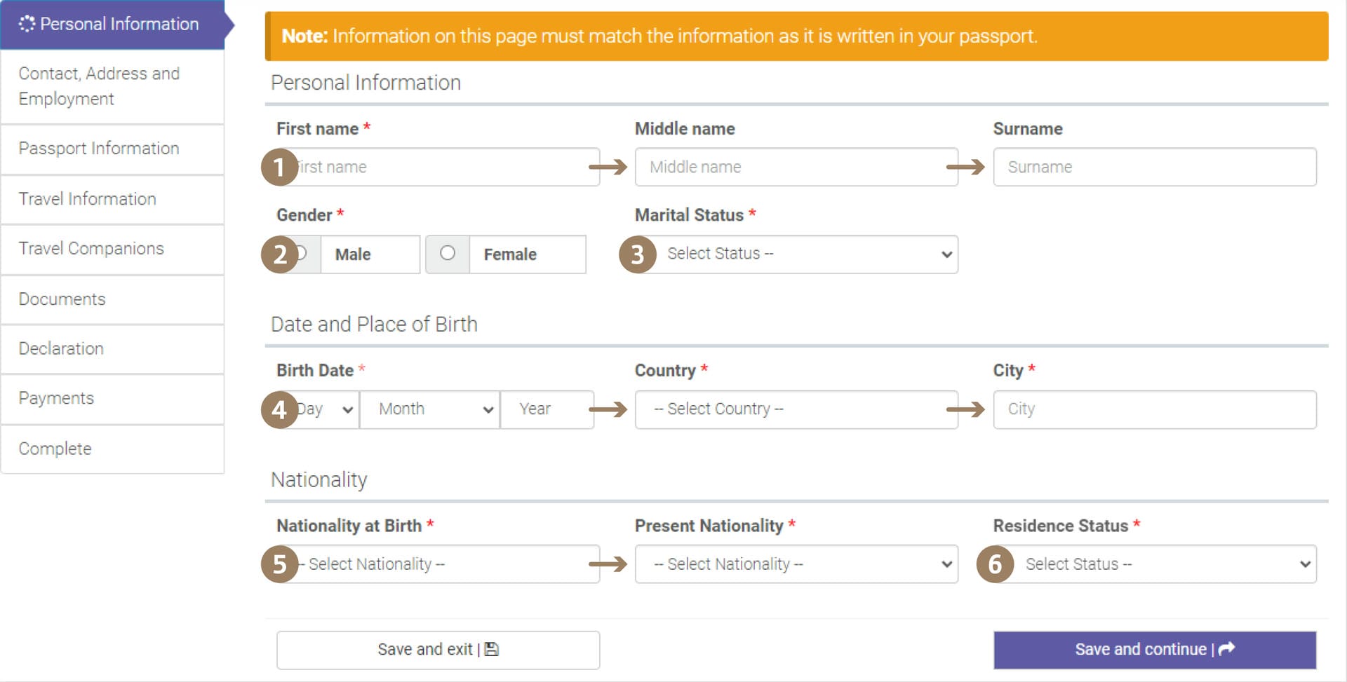 Persönliche Informationen