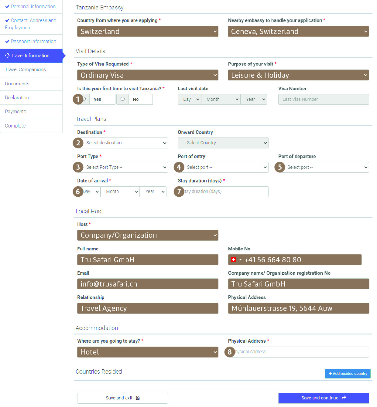 Botschaft von Tansania