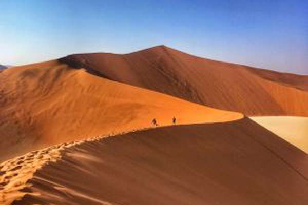 Dünen in Sossusvlei im Namib-Naukluft Nationalpark