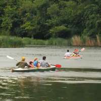 Kanufahrt auf dem See