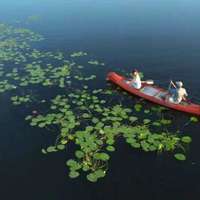 Kanutour auf dem See