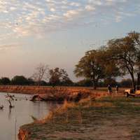 Sundowner im Nyerere Nationalpark