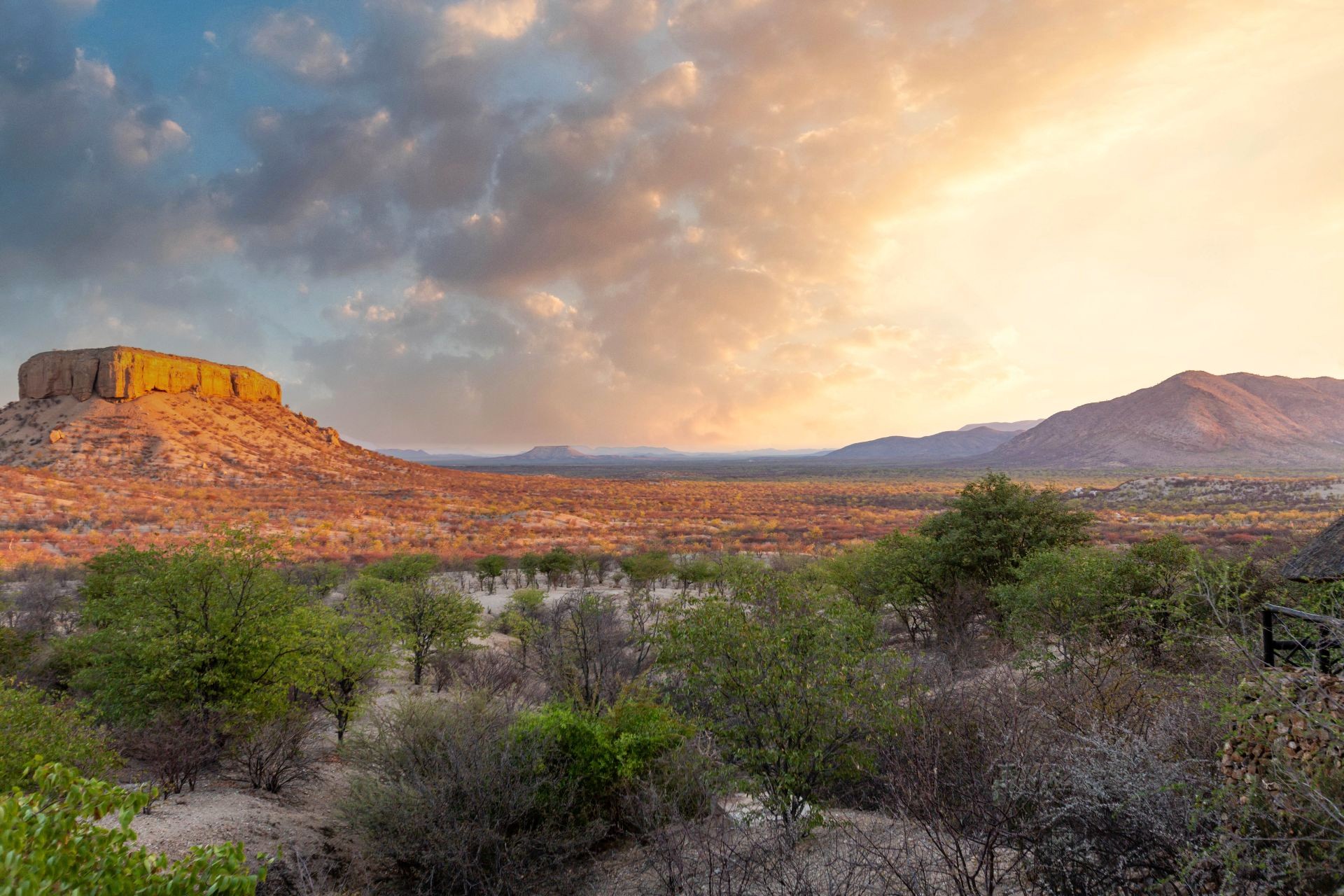 Waterberg Plateau mit roten Felsen