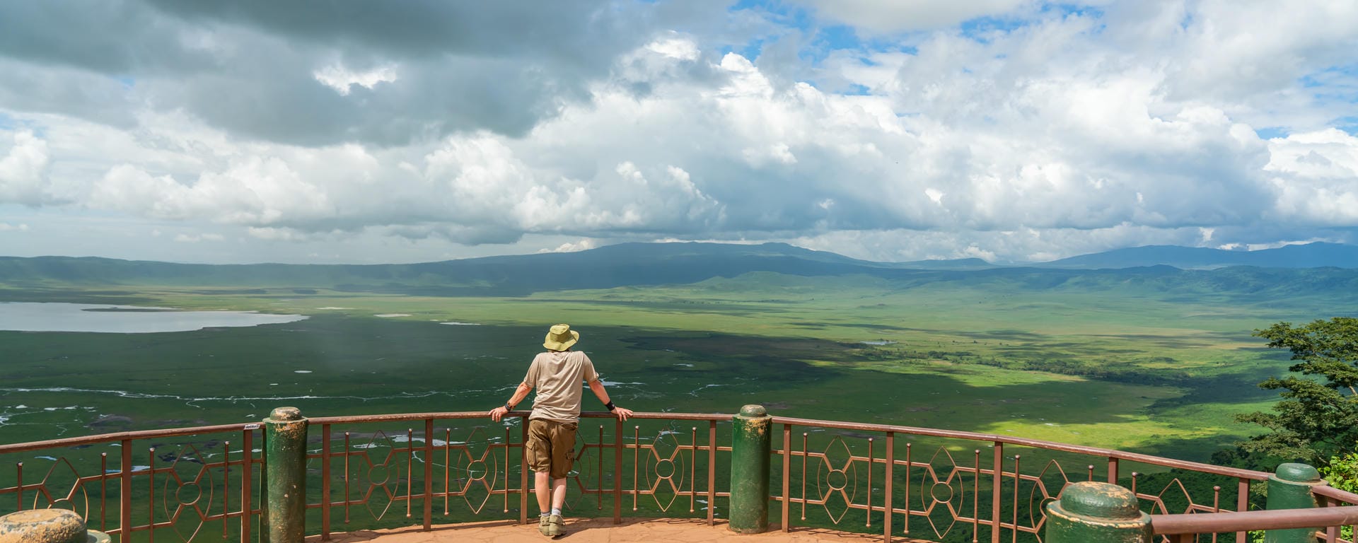 Aussichtspunkt in den Ngorongoro Krater