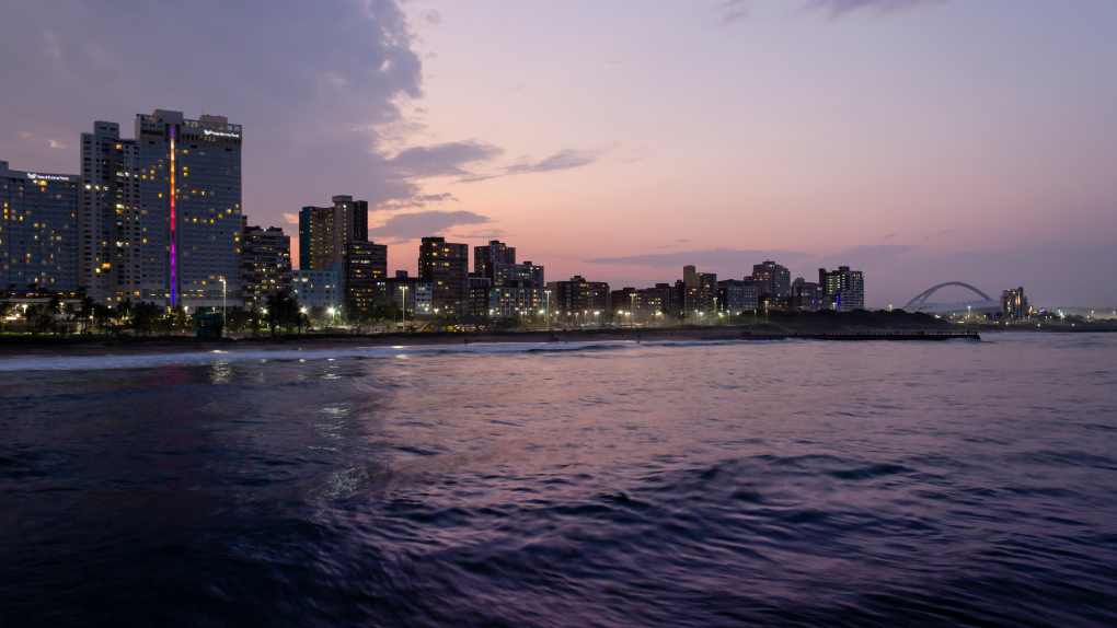 Blick auf Durban